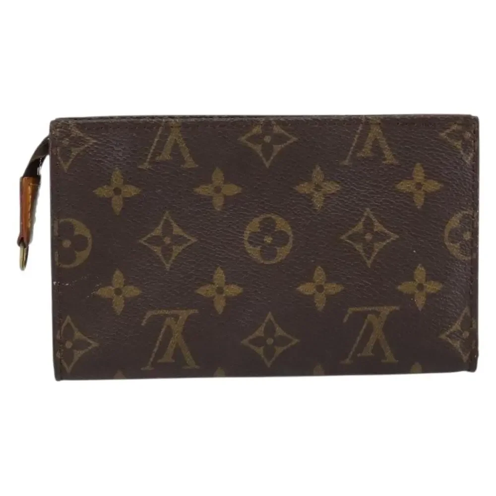 Louis Vuitton Monogram Bucket PM Accessory Pouch Brown